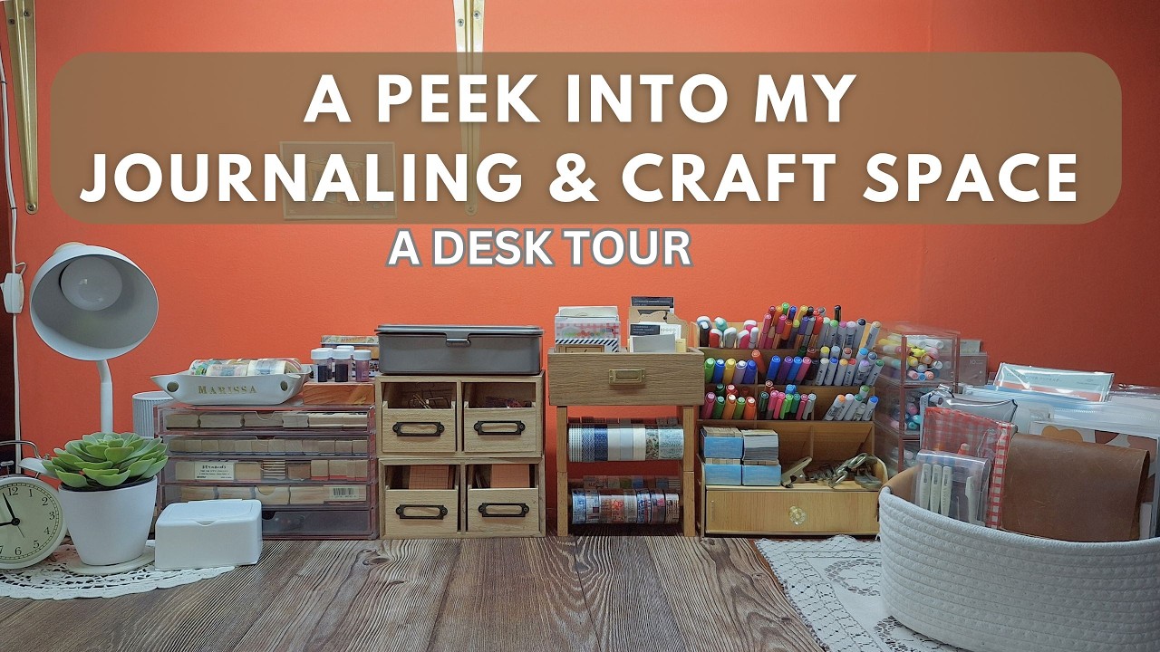 👀 A Peek into My Journaling and Craft Space ✨Where Creativity Comes to Life 🎨 A Desk Tour