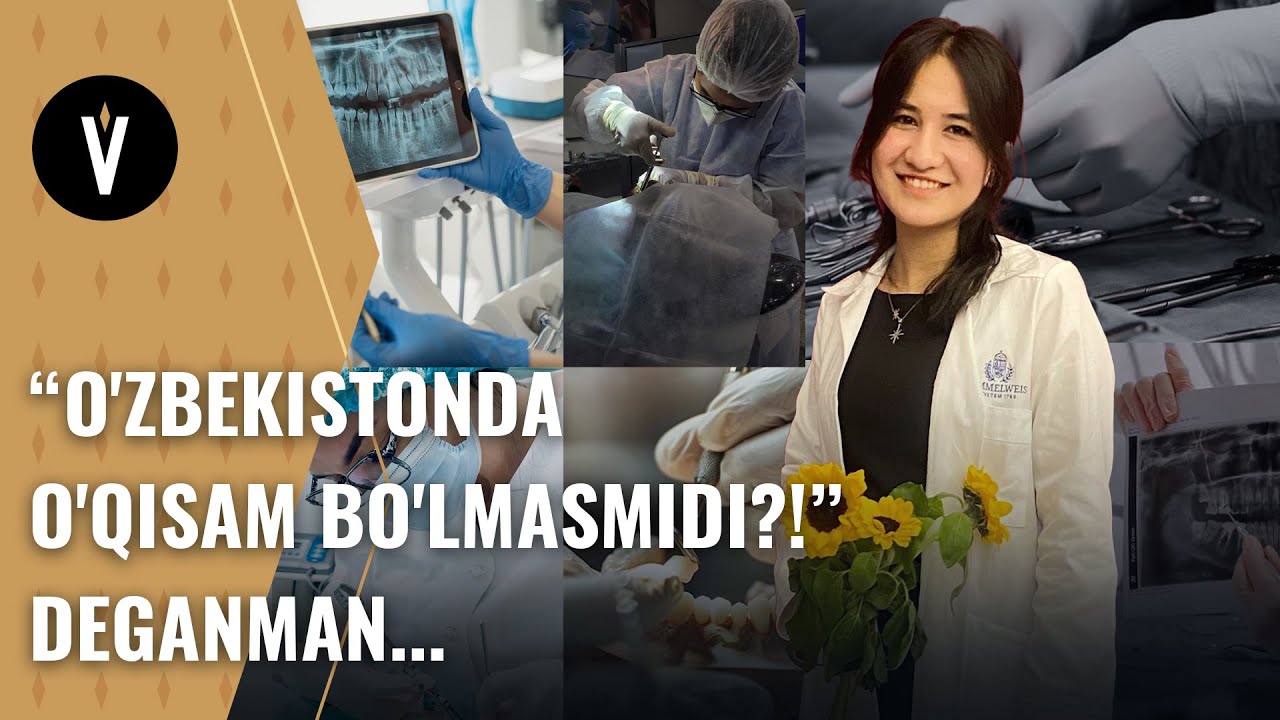 Yevropada stomatologiyani o‘rganayotgan talaba @vatandosh_net