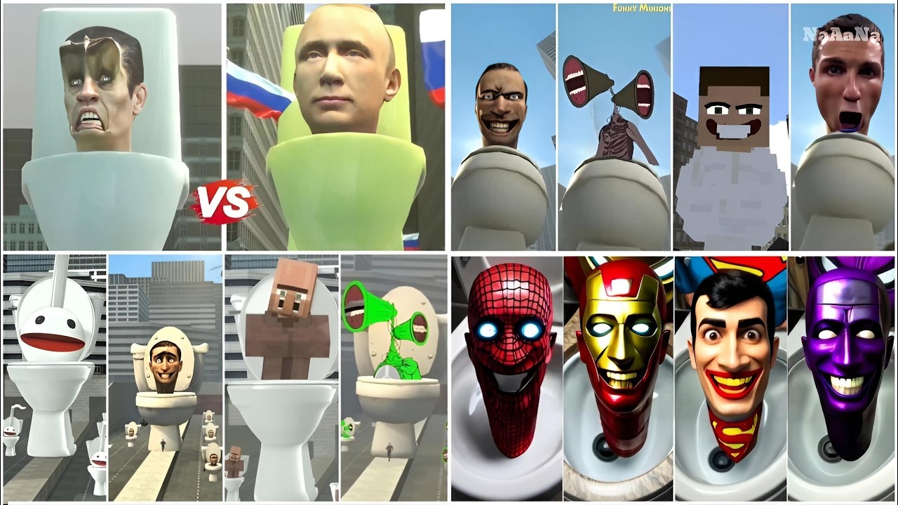 Skibidi toilet mega battle