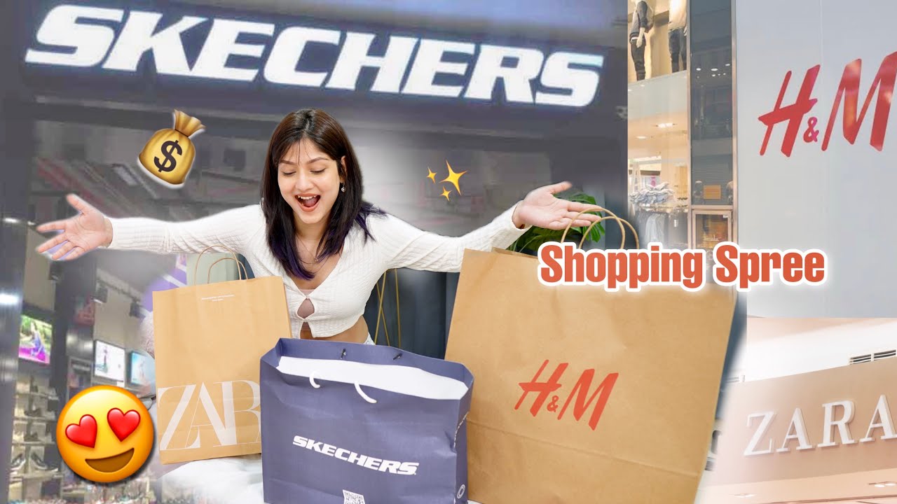 Come Shop With Me😍 Zara, HM, Skechers | Manasi Mau