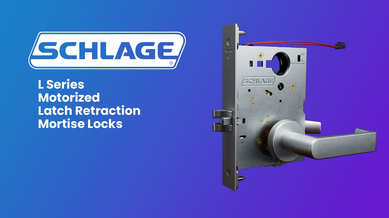 Врезные замки с защелкой серии Schlage L