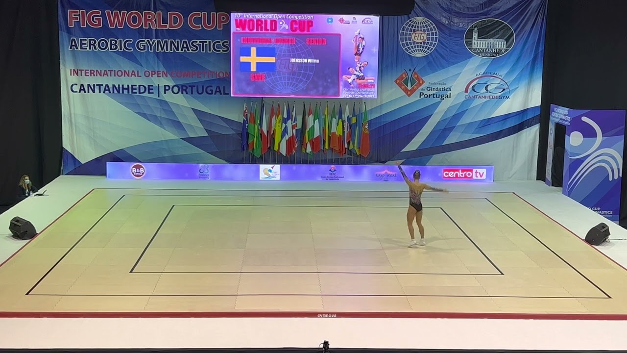 World Cup Aerobic Gymnastics Cantanhede 2022 IW Sweden JOENSSON Wilma