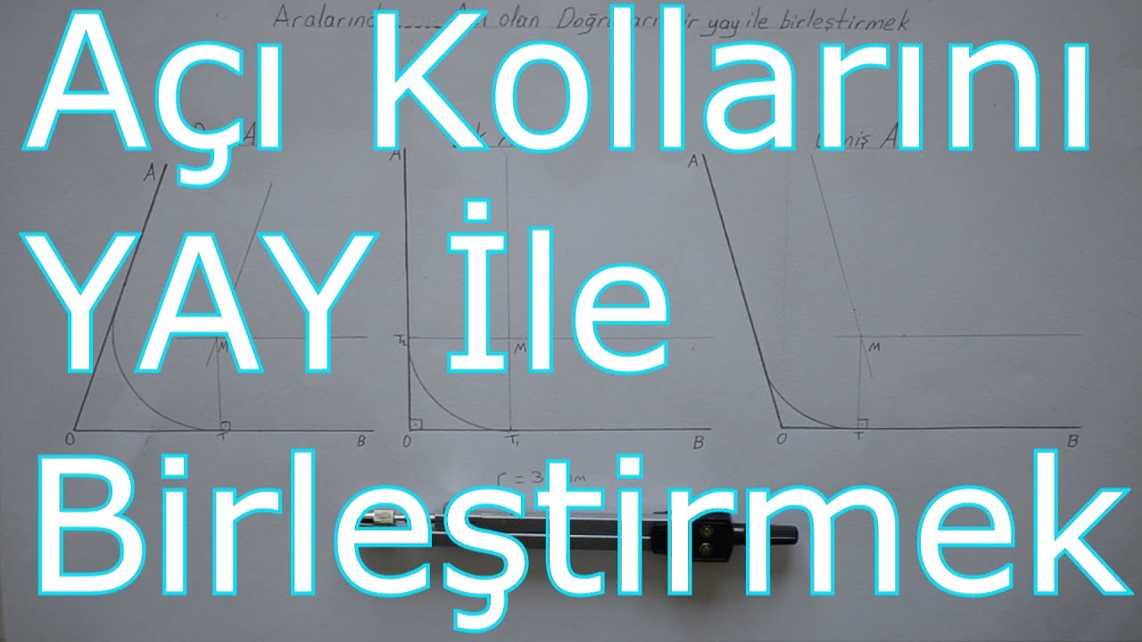 Açı Kollarını Yay ile Birleştirmek - İşin Sırrı Teknik Resim