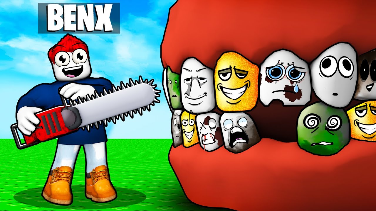 Ich SÄGE ZÄHNE und WERDE TRILLIONÄR im Roblox Zahn Simulator