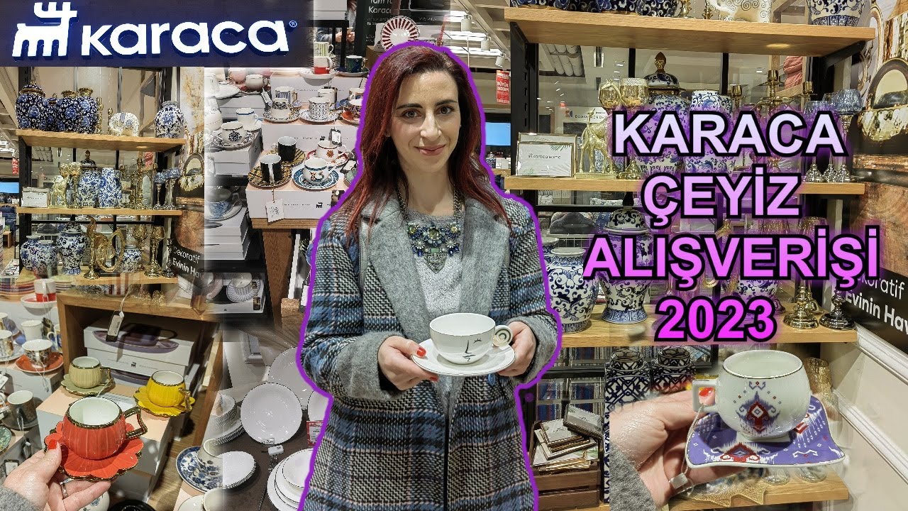 Karaca Çeyiz alışverişi | Karaca çeyiz paketi | Yemek Takımları, Fincanlar..  👀🎁🤗