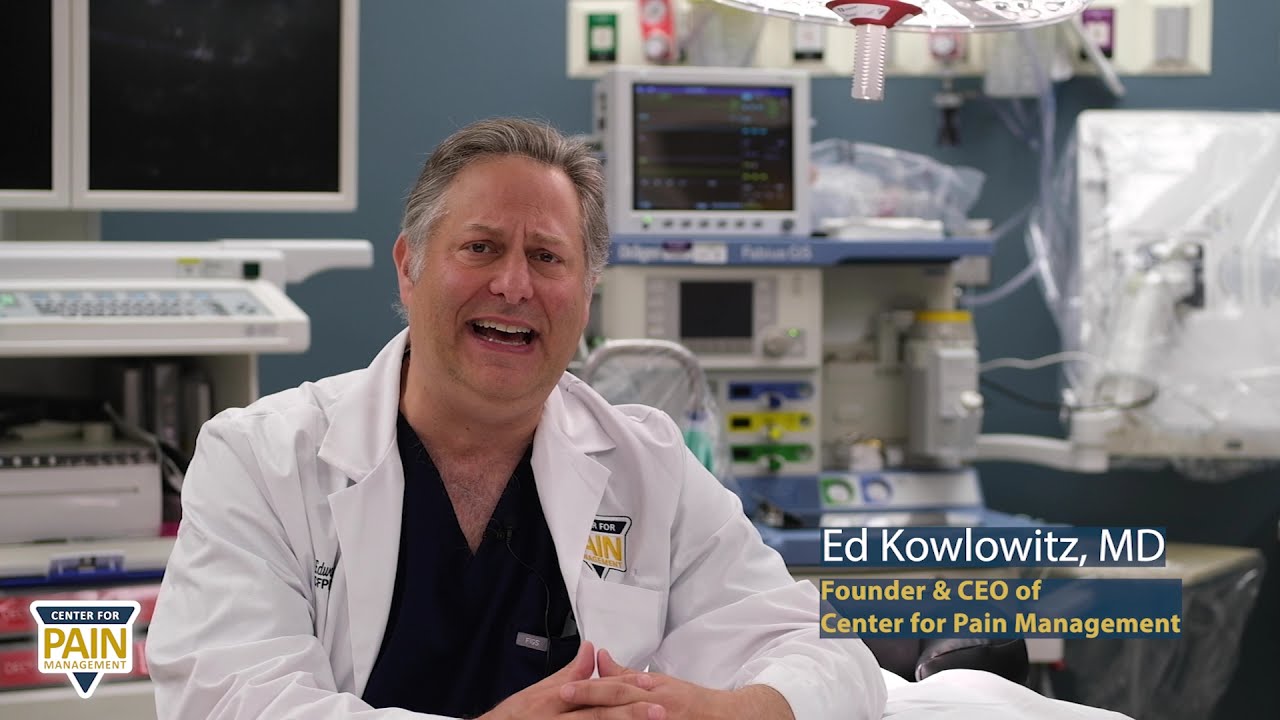 Meet Dr. Edward Kowlowitz - CEO and Interventional Pain Physician at Center for Pain Management