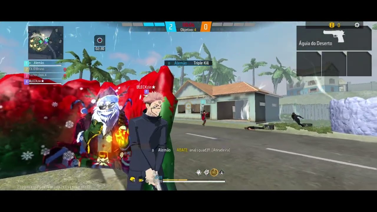 Mais uma partida com BLECKzin 4 a 0#freefire  #todos 