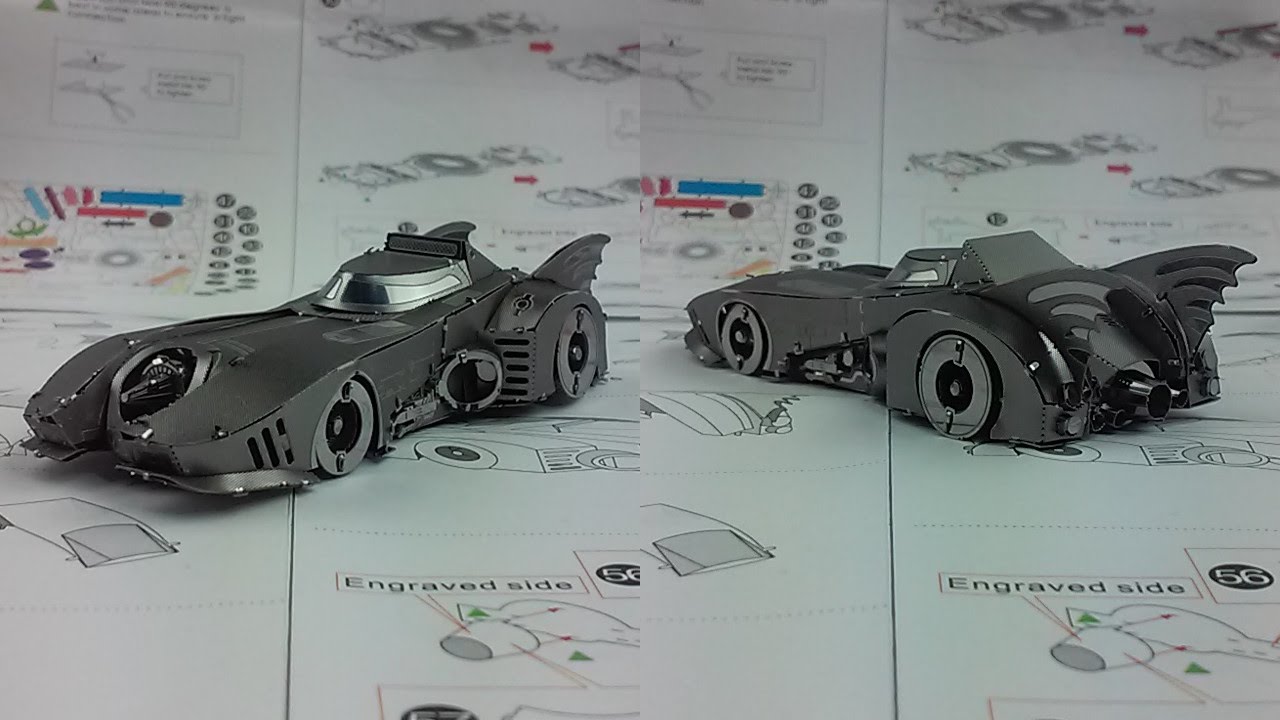 Metal Earth build - 1989 Movie Batmobile
