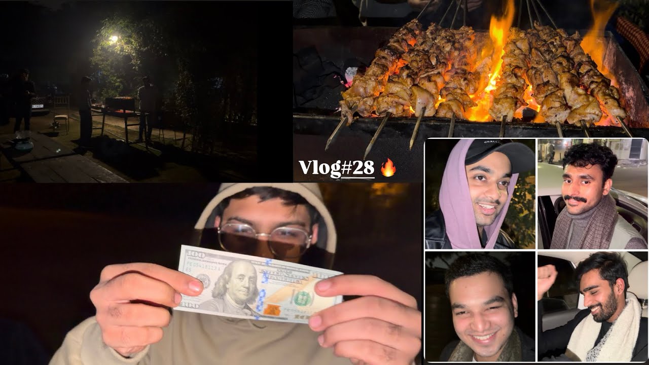 Farmhouse Party 🎉 |100 Dollar Milgaye 😱|Mir Hadi Vlogs 🔥 