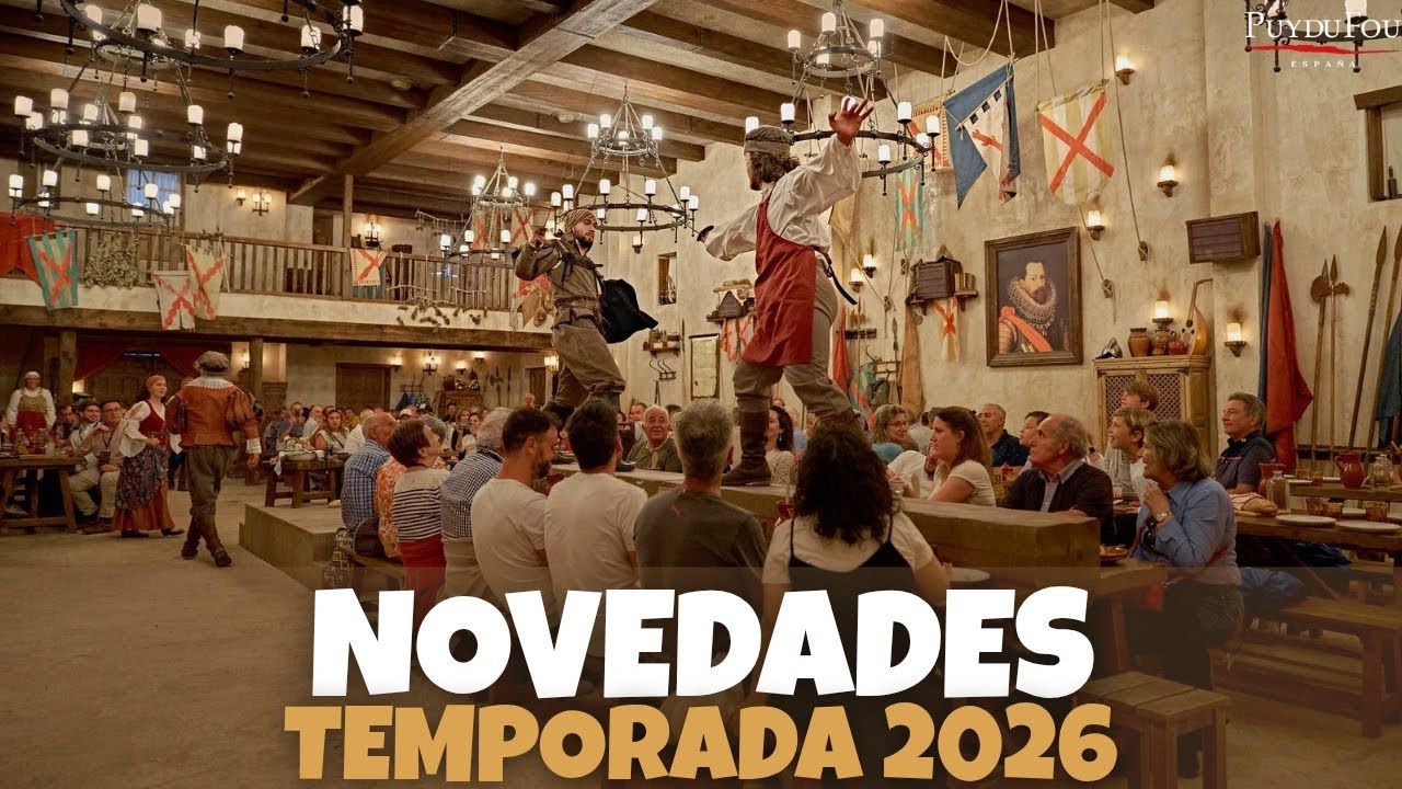 Así será la temporada 2026 de Puy du Fou España ⚔️ Nuevo espectáculo, renovaciones y publicidad