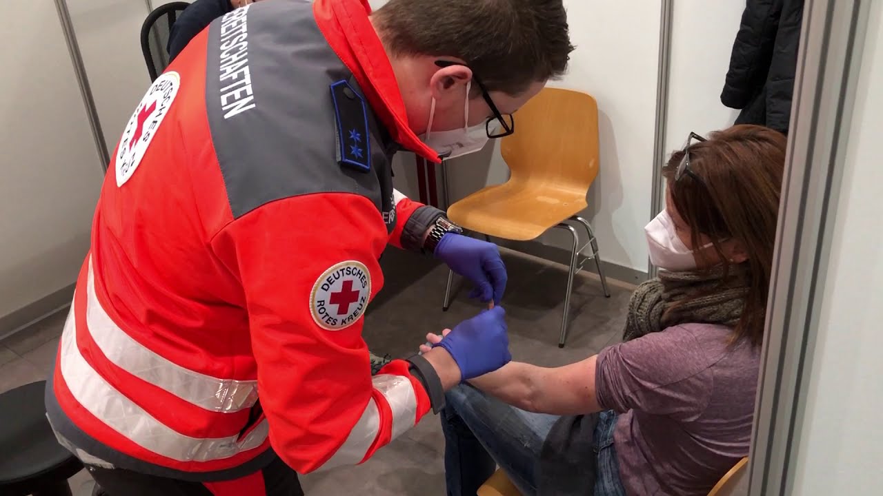 Ablauf im Impfzentrum in Hameln
