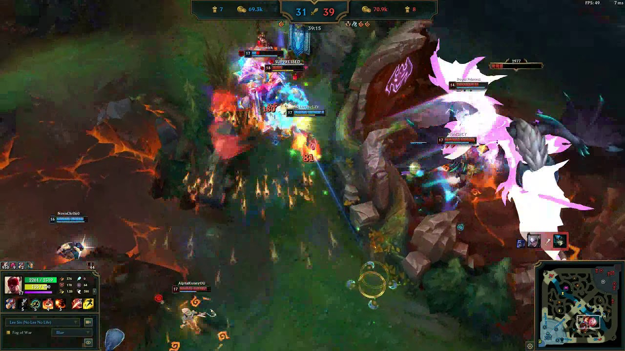 Lee Sin Elder Steal ft Urgot Ult