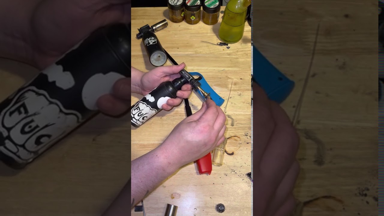 Fixing a broken torch (blazer big shot)