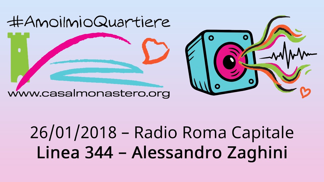 26/01/2018 – Radio Roma Capitale - Linea 344 – Alessandro Zaghini a Radio Roma Capitale