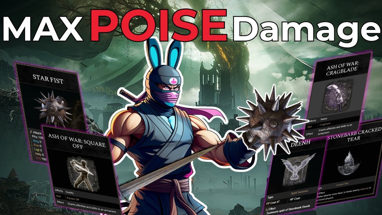 How to BREAK Elden Ring with POISE DAMAGE