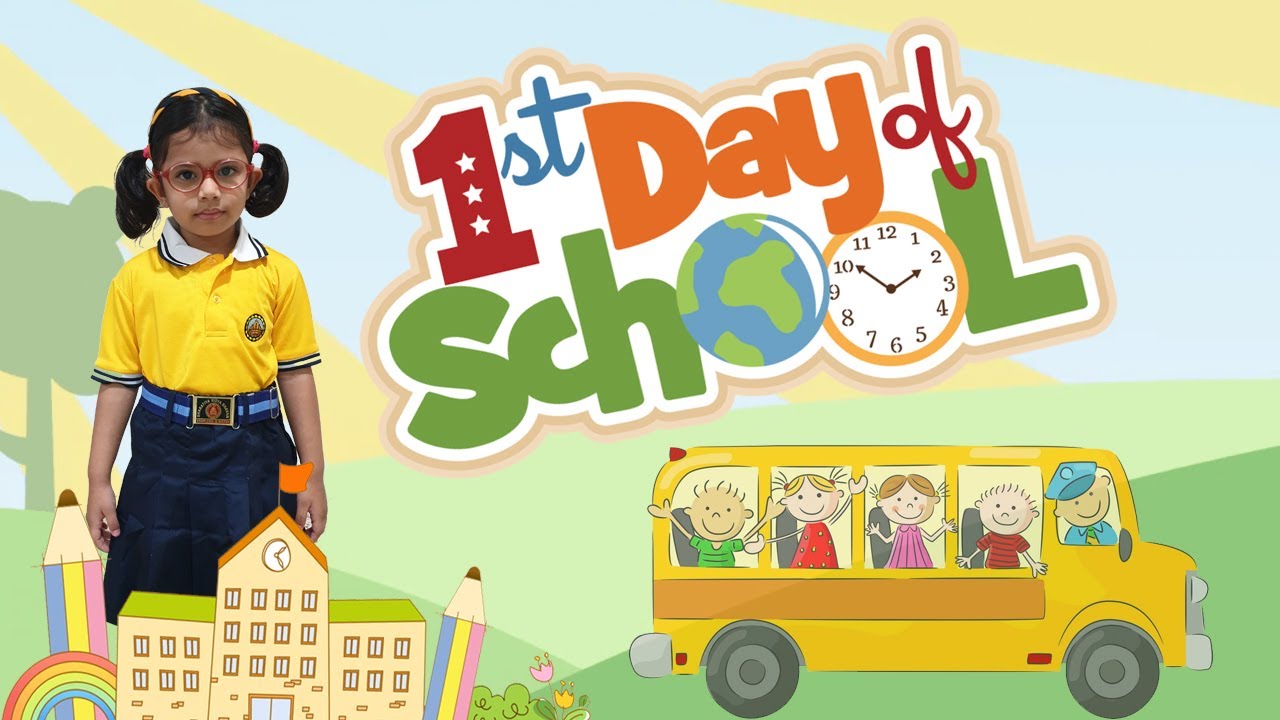 MY 1st Day to School| School Life | Bhavans Abu Dhabi | EIVA