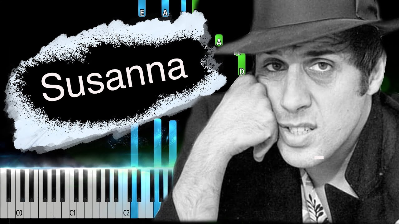 Adriano Celentano - Susanna Piano Tutorial