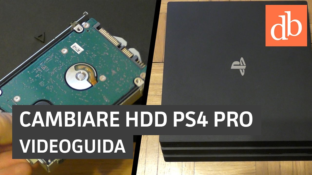 PS4 Pro: come cambiare Hard Disk • Ridble