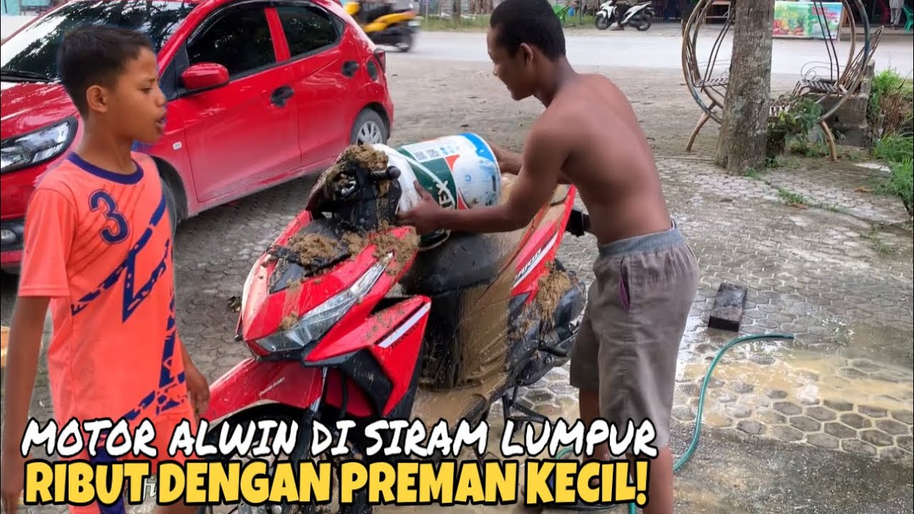 Motor Disiram Lumpur! Preman Kecil Vs Alwin Adik Rian Arifin