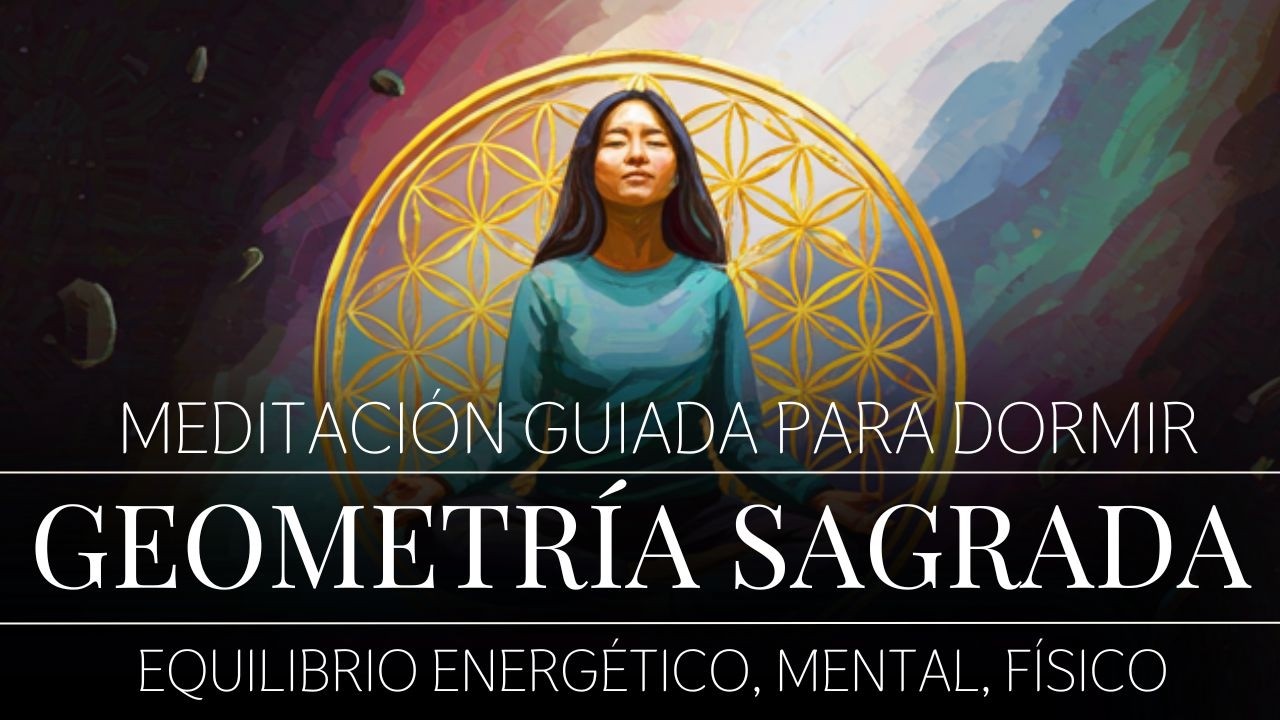 Meditación para Dormir  - GeoMeTRia SAgrAdA | Reparación celular profunda | Sana mientras duermes ✨