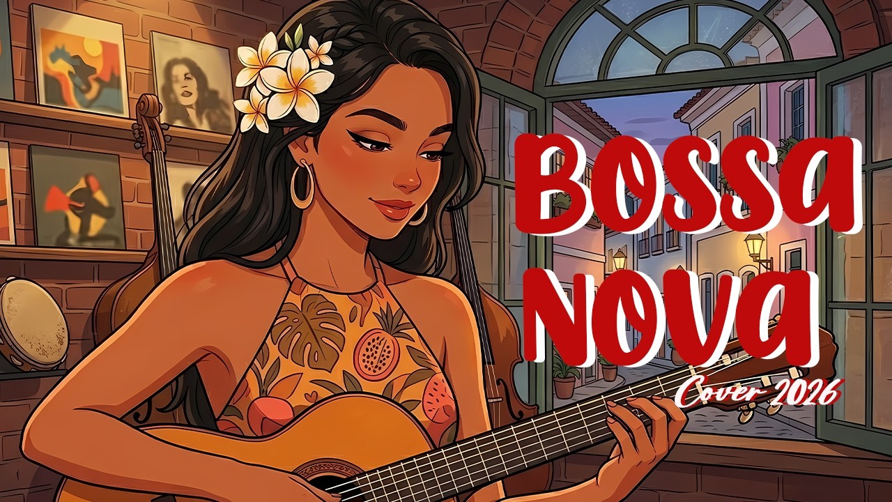 Tropical Bossa Nova Covers 2026 🌅🍹 Smooth Sunset Bossa Jazz to Relax, Study & Unwind