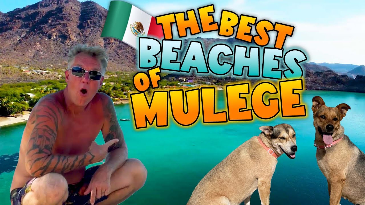 Best BEACHES in Mulege, BCS, Mexico - Bay of Conception, Sea of Cortez - Subtitulos