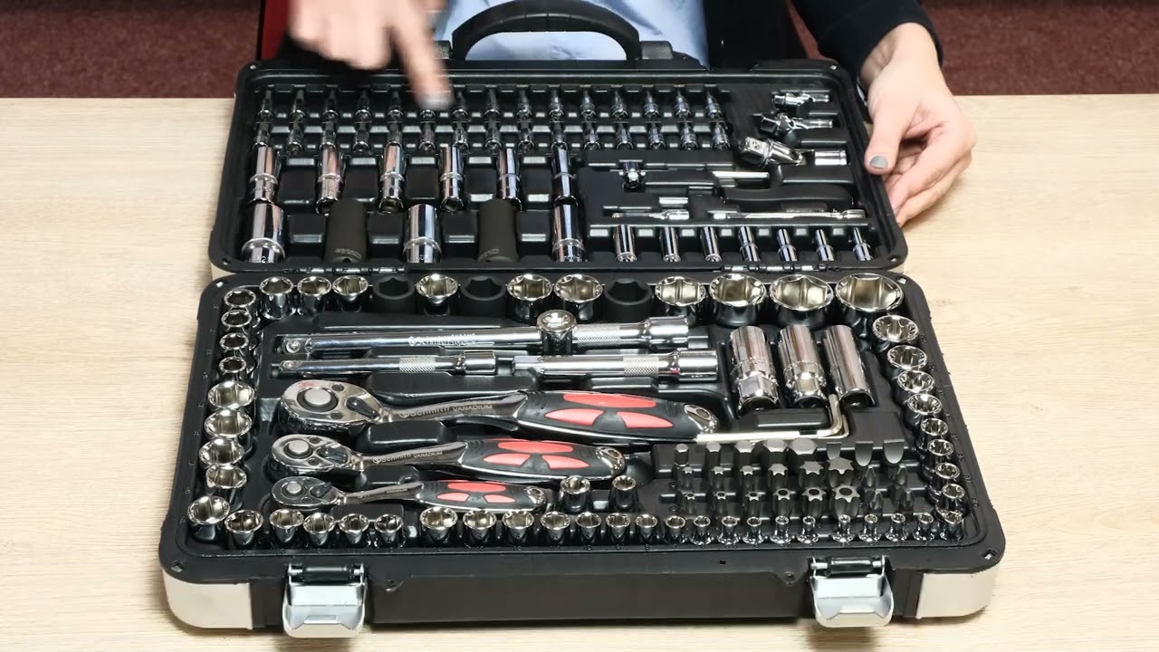 Schmith - Komplet kluczy nasadowych 150 szt HI-TEK