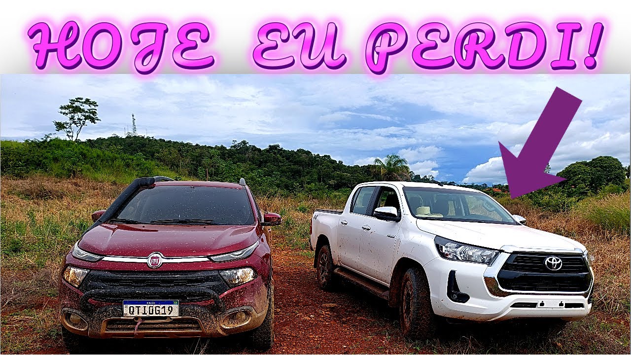 Hilux passando vergonha no OFF ROAD contra FIAT TORO 4K