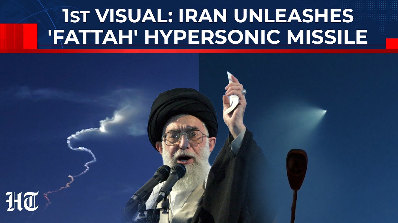 Watch Iran’s 'Fattah' Hypersonic Missile in Action, First Visuals Spark Fear Across Israel & US Hubs