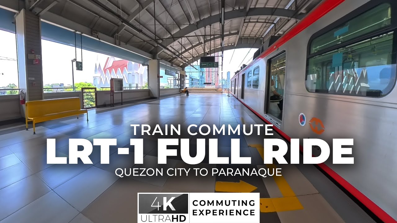 LRT-1 ride commute: Quezon City to Paranaque | LRT Stations QC Caloocan Manila Pasay Paranaque