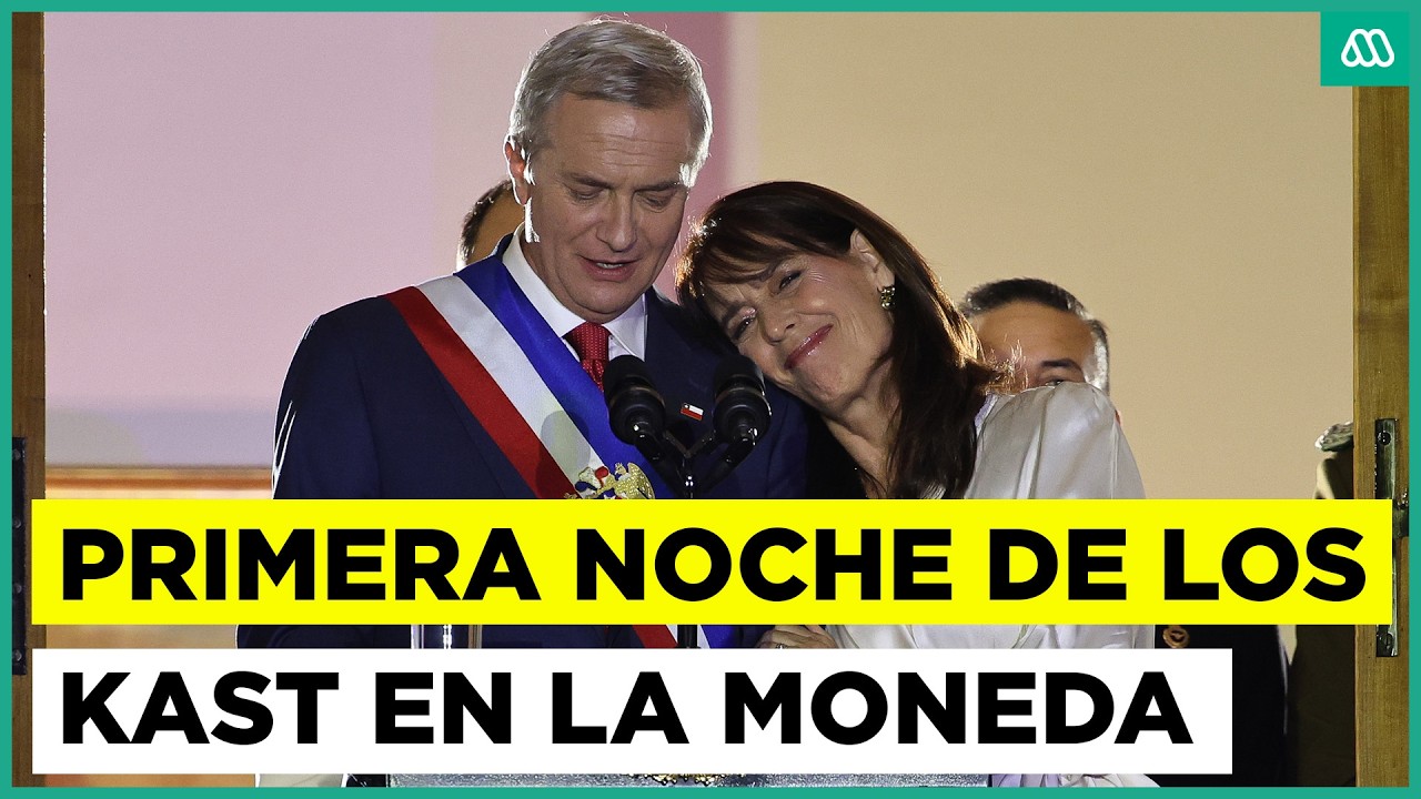 Primera noche de los Kast en La Moneda: presidente dio su primer discurso y ya firmó decretos