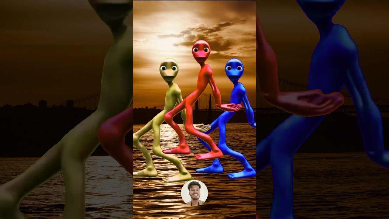 Funny alien dance dame tu cosita | Part - 292 | #funny #alien #aliendance #color #crazzyalienz
