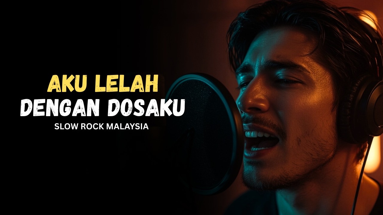 Slow Rock Melayu Paling Menyentuh | AKU LELAH DENGAN DOSAKU (Official Lyric Video)