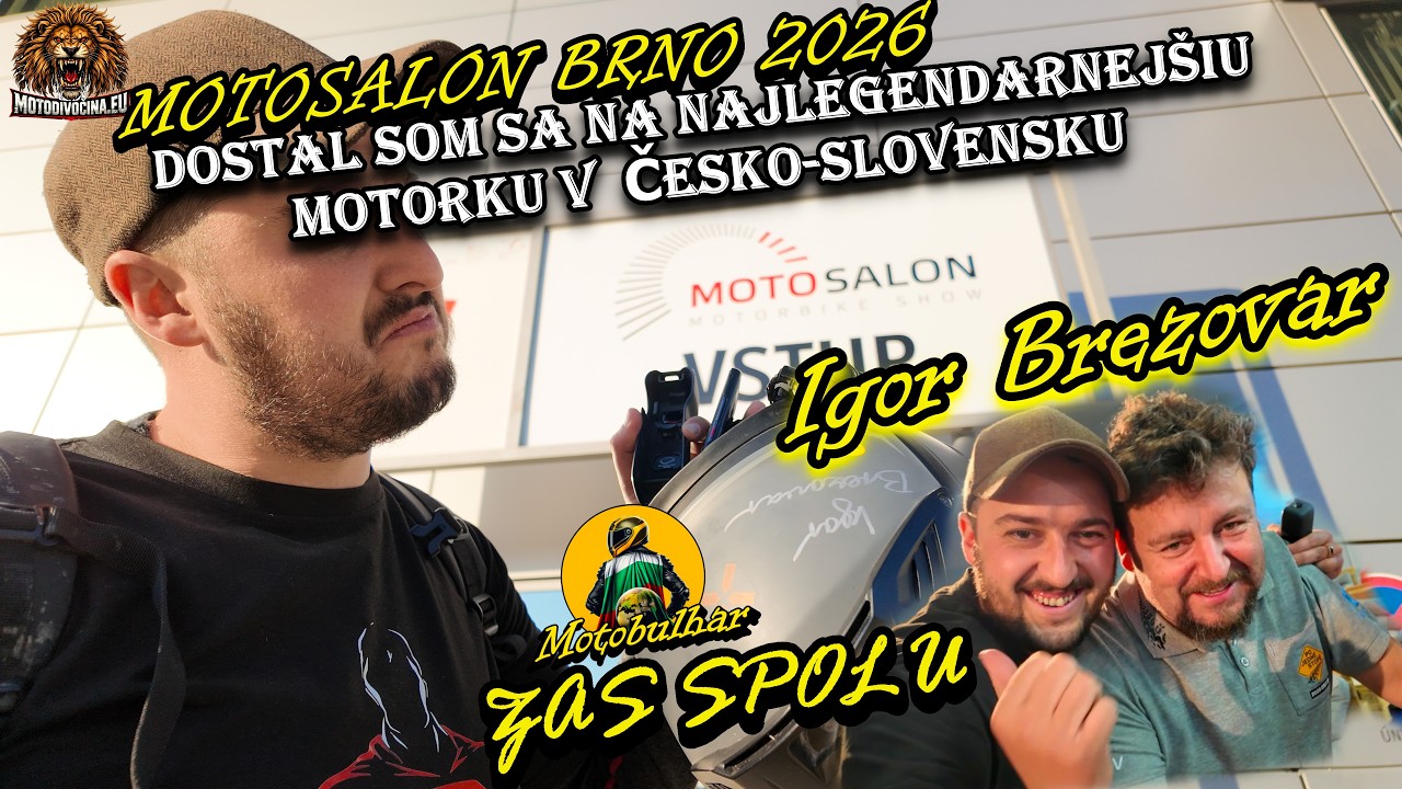 MOTOSAL&Oacute;N BRNO: 2026 - Dostal som sa na najlegend&aacute;rnej&scaron;iu motorku v Česko-Slovensku!