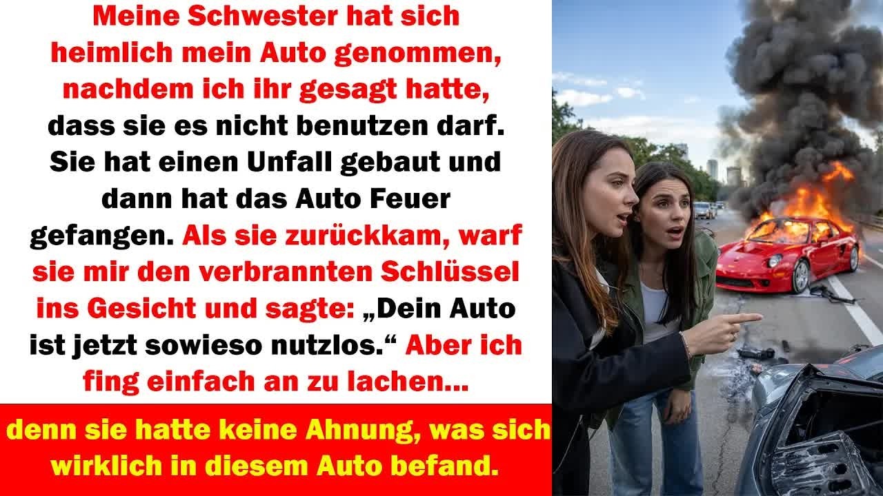 She Crashed My Car And Said “It’s Useless Now” — But She Had No Clue What Was Hidden Inside