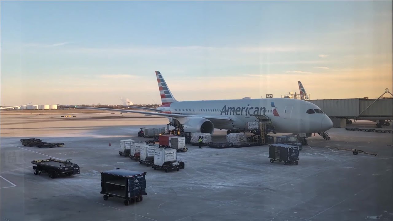 American Airlines Boeing 787-8 Barcelona (BCN) - Philadelphia (PHL) Full Flight | Economy
