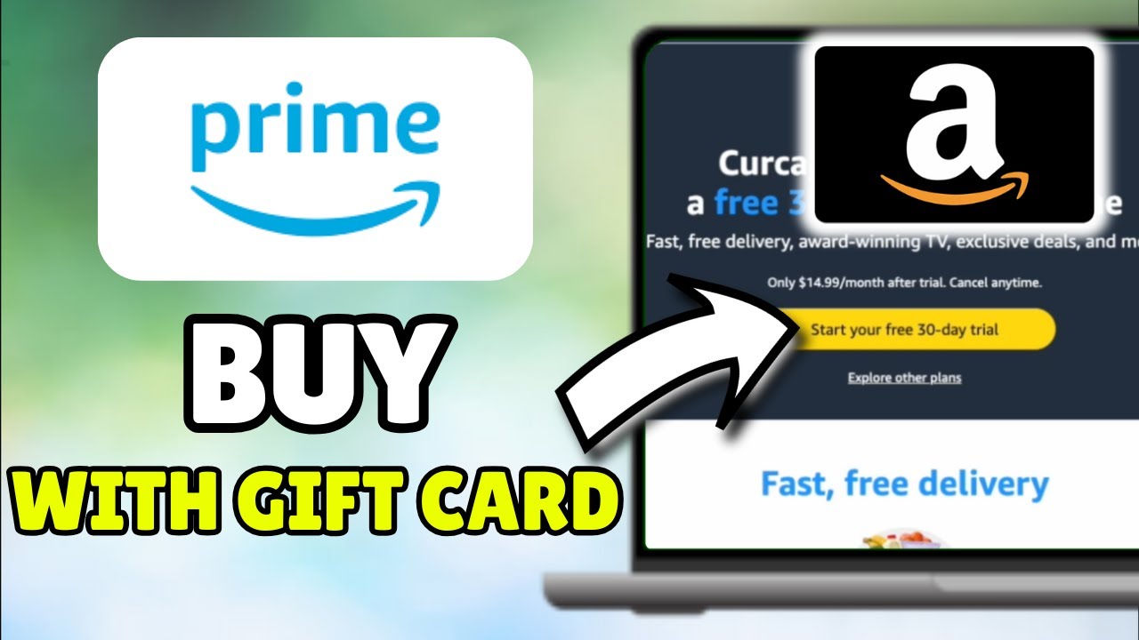 How To Buy/Pay Amazon Prime With Gift Card - Subscribe To Amazon Prime Video Using Gift Card (2026)