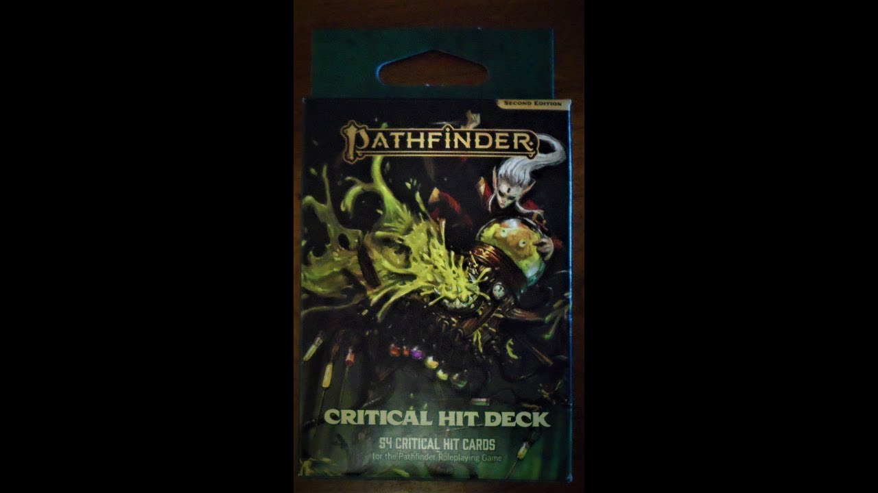Pathfinder 2nd Edition Critical Hit Deck Review