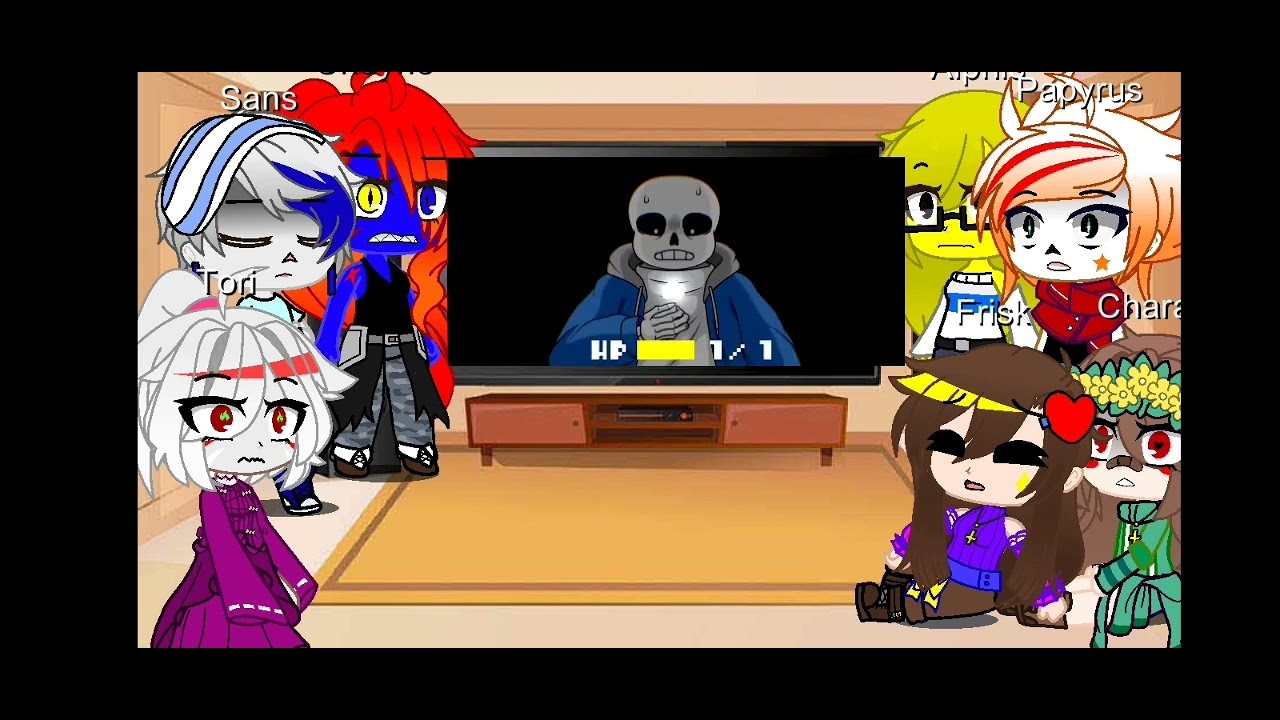 Undertale react to.../ 2/?.