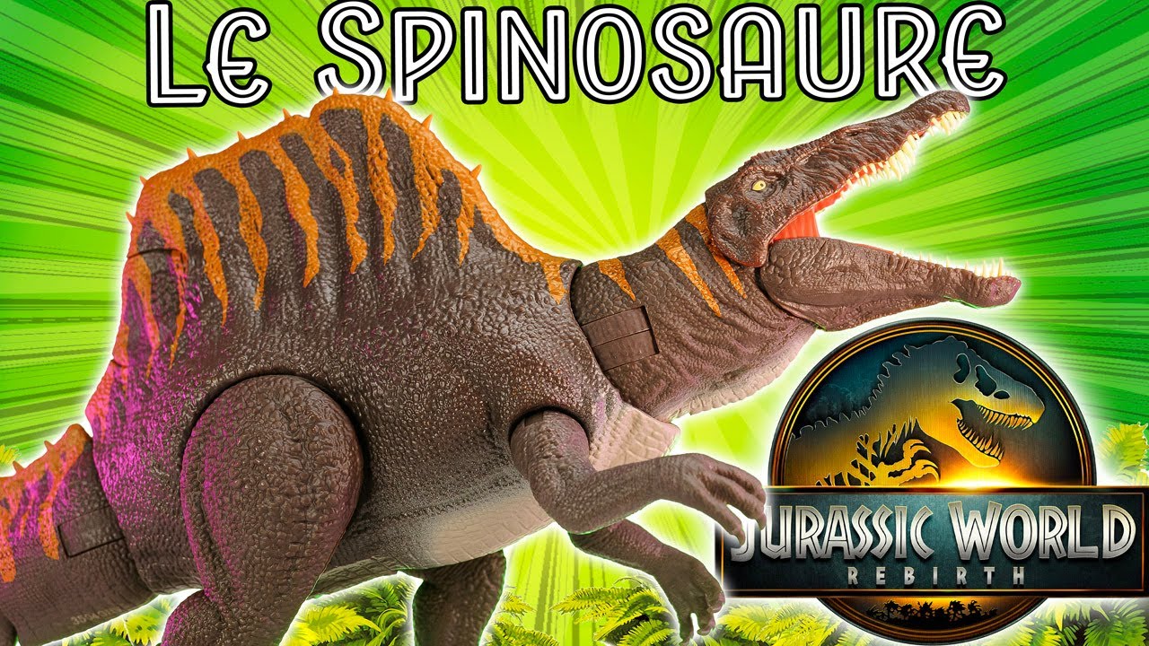 Le SPINOSAURE de JURASSIC WORLD RENAISSANCE Attaque avec sa QUEUE ! Les Dinosaures de Rebirth 2025