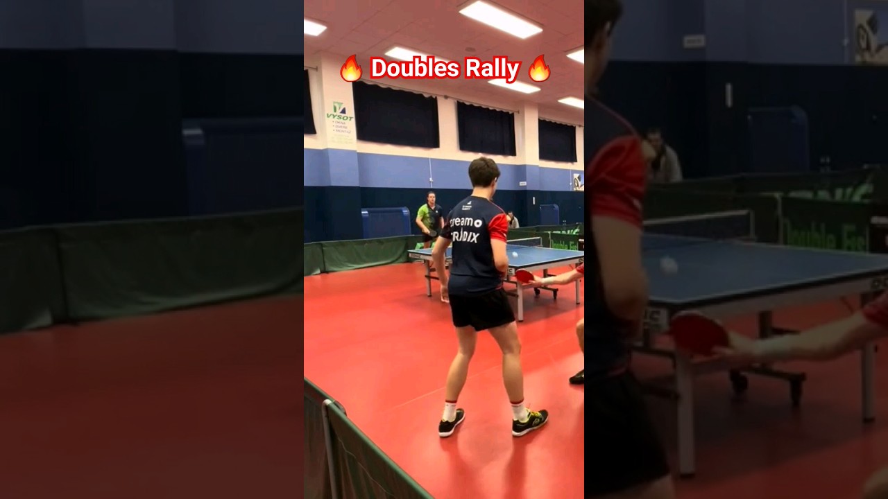 Doubles Rally #kstnovyjicin #stolnitenis #tabletennis #doubles #rally #intense