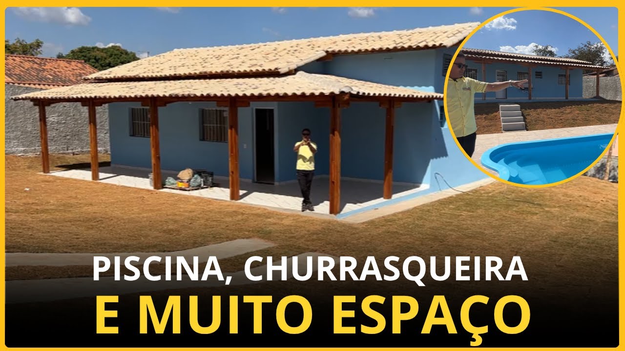 CHÁCARA COM PISCINA, SUÍTE E 10 VAGAS DE CARRO POR ESSE PREÇO?