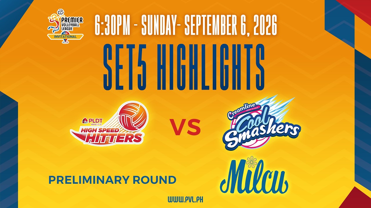 PLDT Home Fibr High Speed Hitters vs. Creamline Cool Smashers - 5th Set Highlights