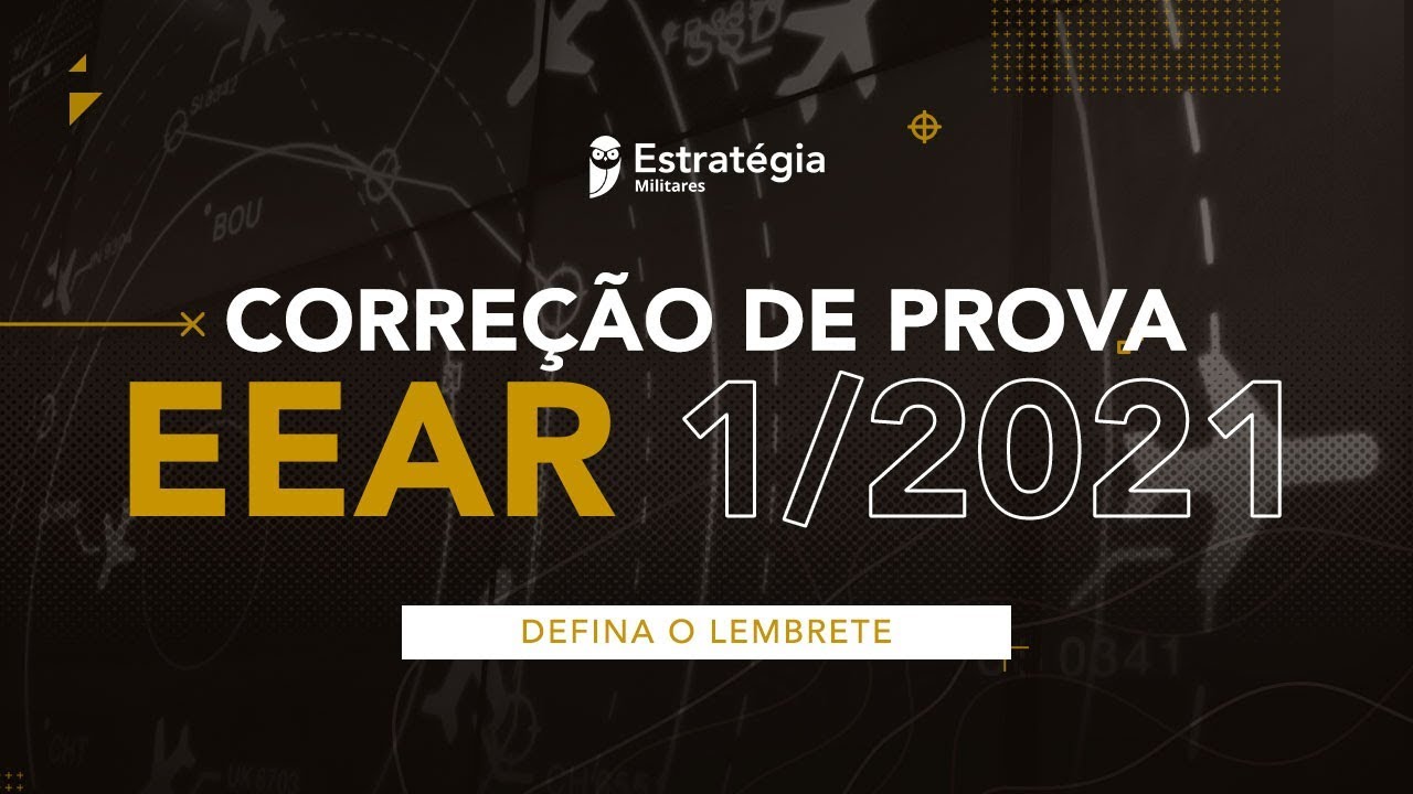Gabarito EEAR 1/2021 - Correção