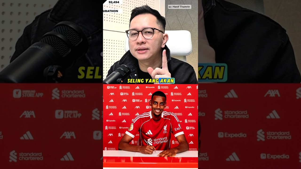 Alexander Isak resmi pindah ke Liverpool🔥👏 #hanifthamrin #liverpool #premierleague #shorts