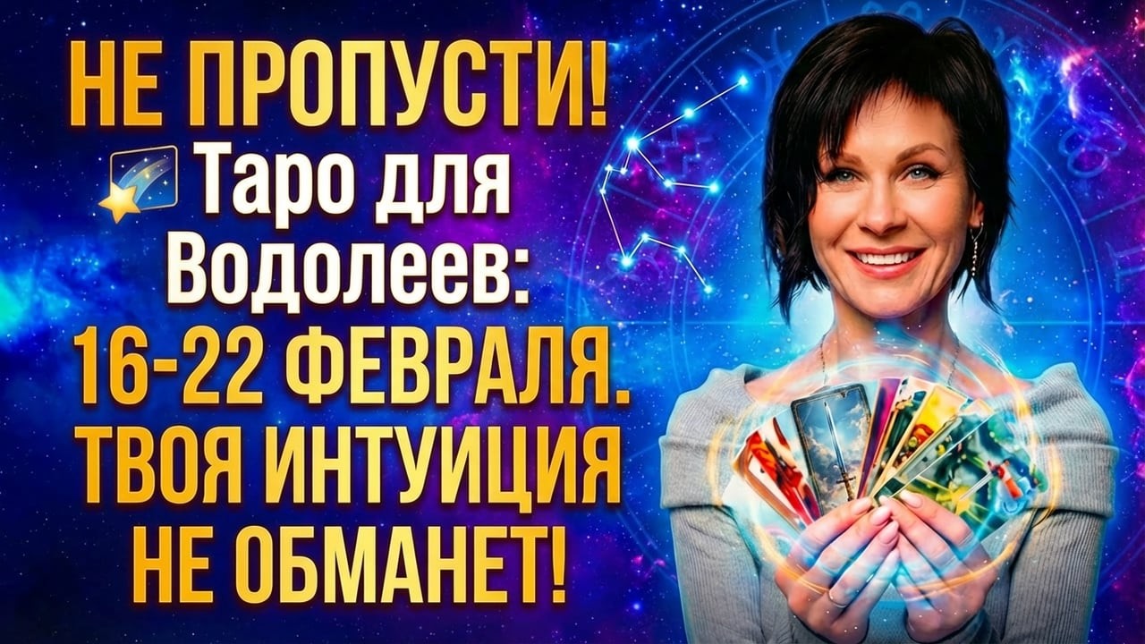 НЕ ПРОПУСТИ!  Таро для Водолеев: 16-22 Февраля. Твоя Интуиция Не Обманет!