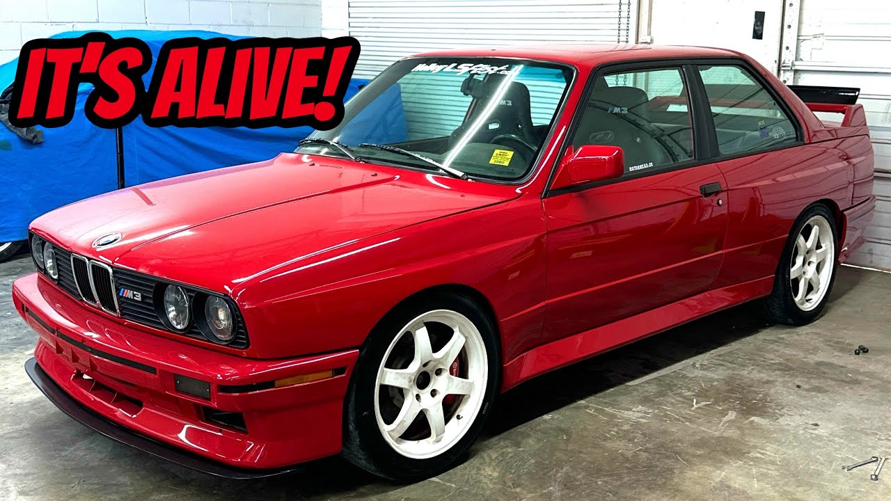 Готовлю свой BMW M3 с двигателем LS к стенду на диностенде!!