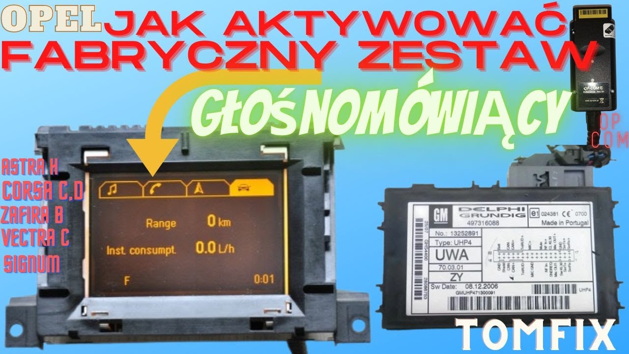 OPEL Aktywacja UHP UWA OP-COM
