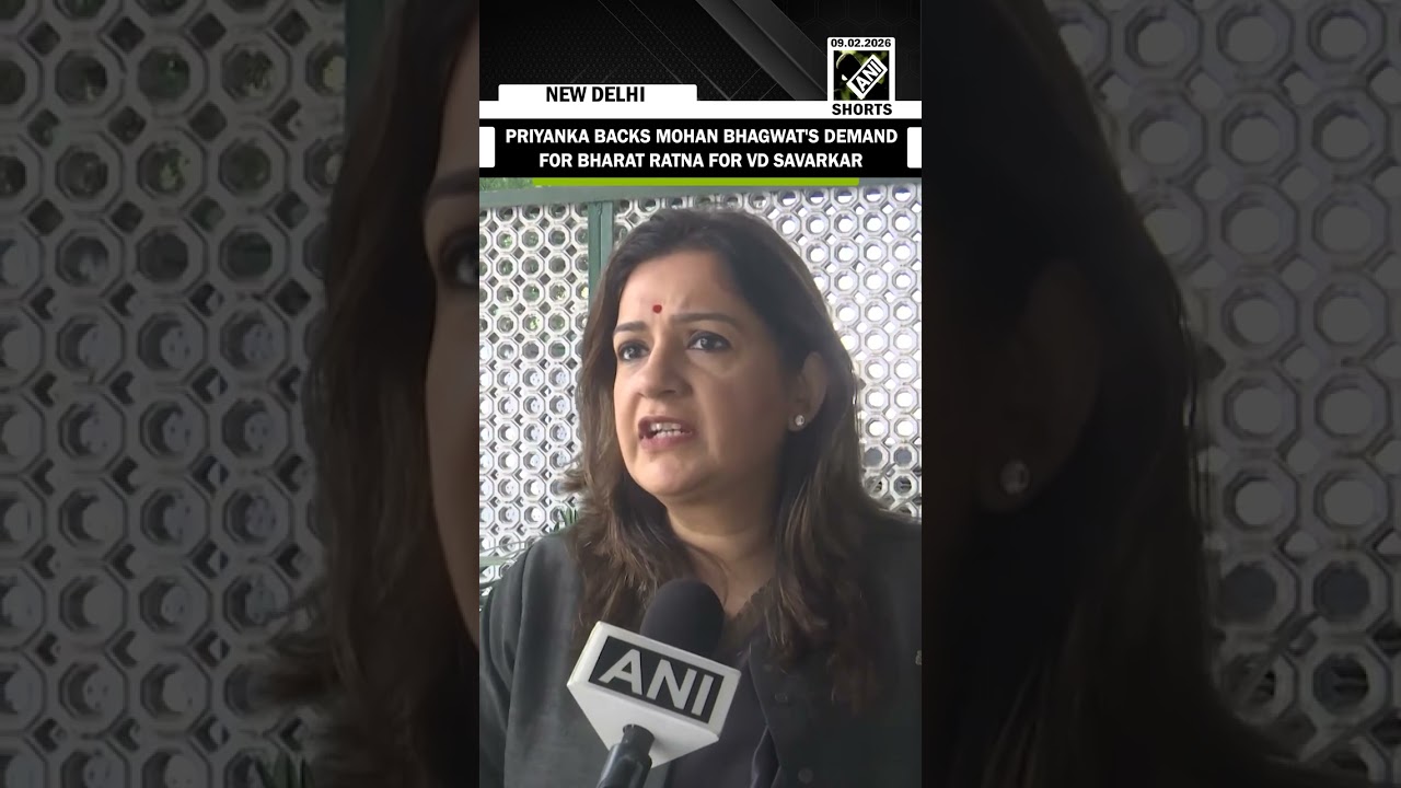 Shiv Sena (UBT) Priyanka Chaturvedi backs Mohan Bhagwat's demand for Bharat Ratna for VD Savarkar