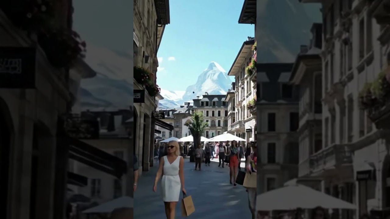 CHAMONIX FRANCE: Is This the Most Expensive Town in the Alps? 🇫🇷❄️ #Shorts